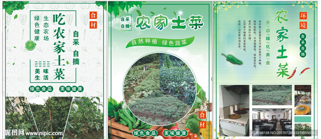农家乐土菜海报宣传