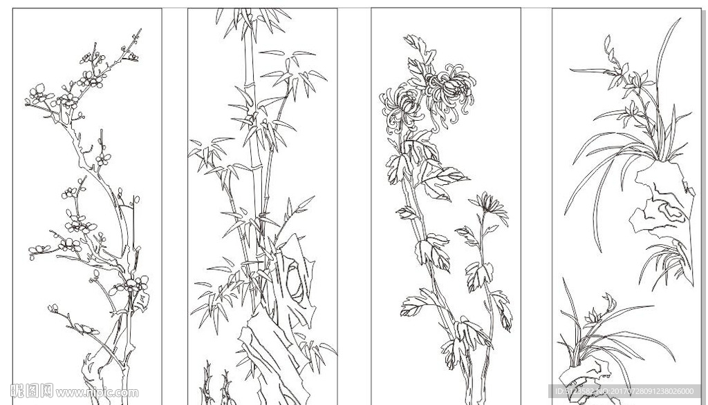 梅兰竹菊
