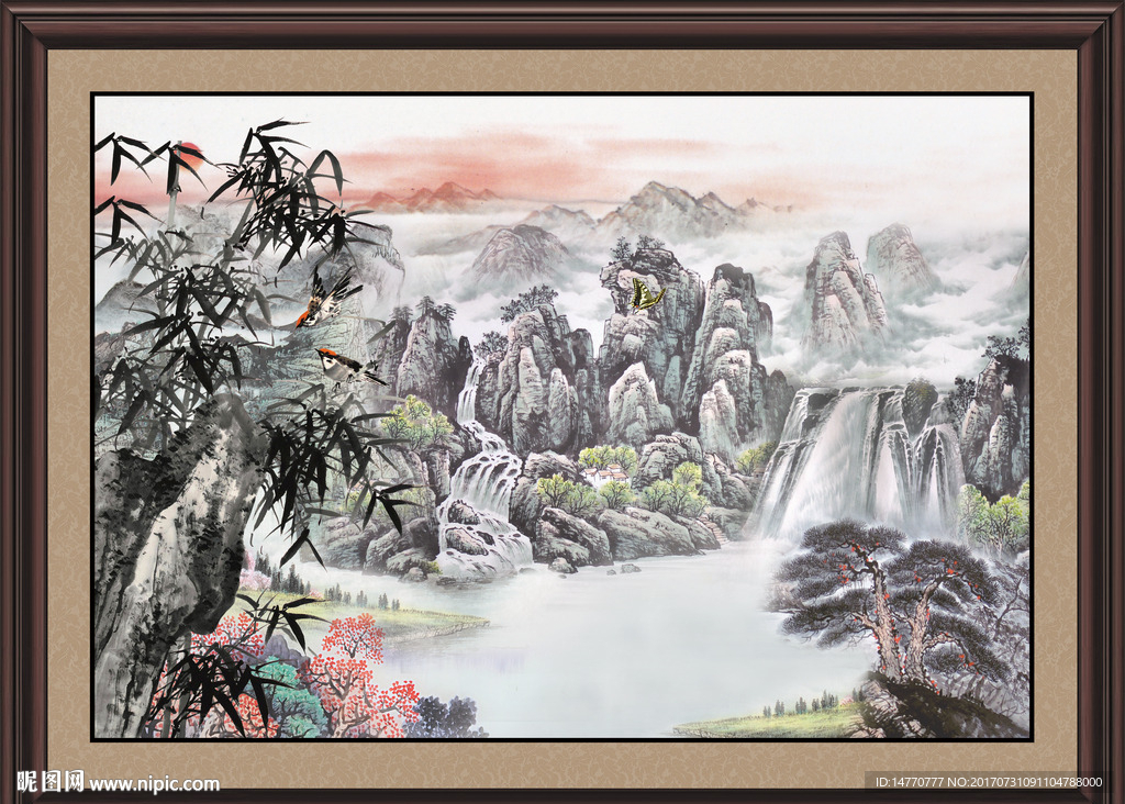 国画竹子