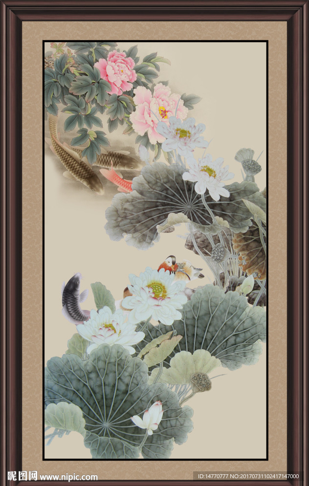 荷花图