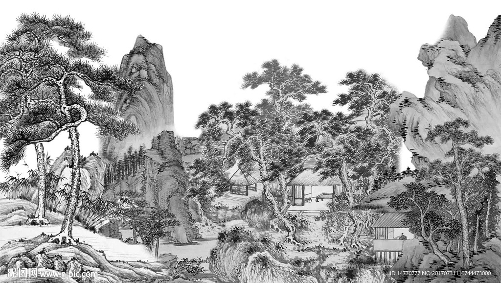 水墨国画