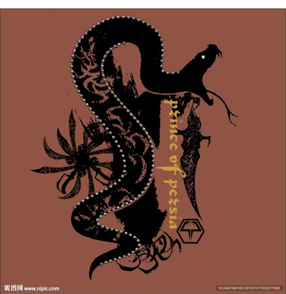 蛇暗黑魔幻素材
