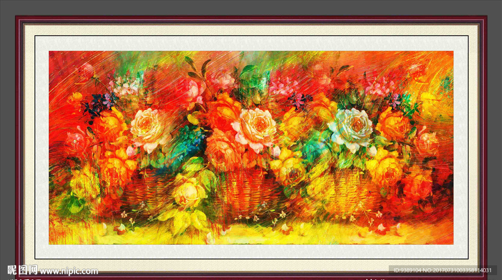 花卉油画