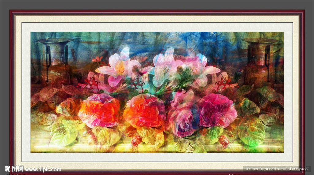 花卉油画