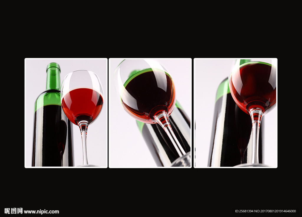 红酒装饰画