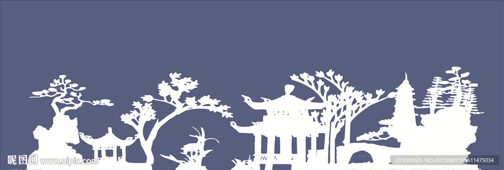 风景矢量图案