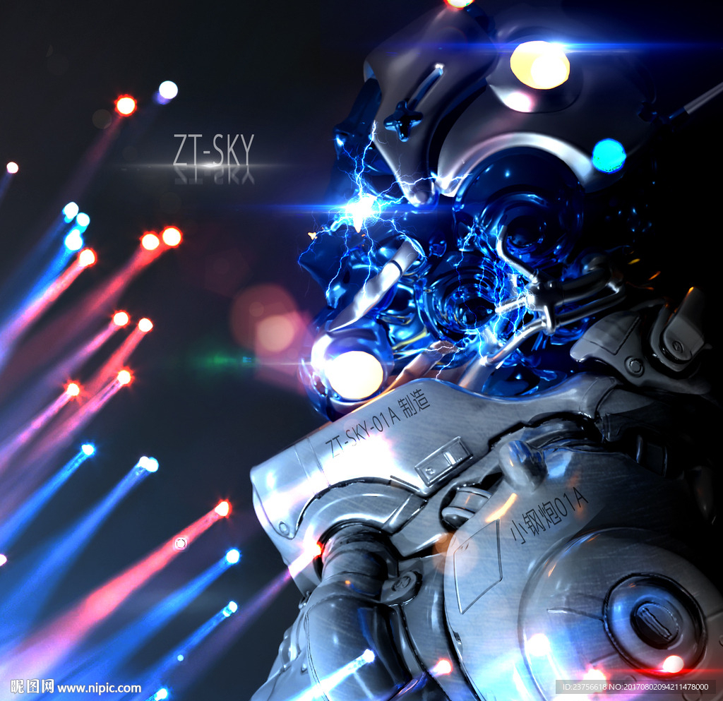 机器人创意海报