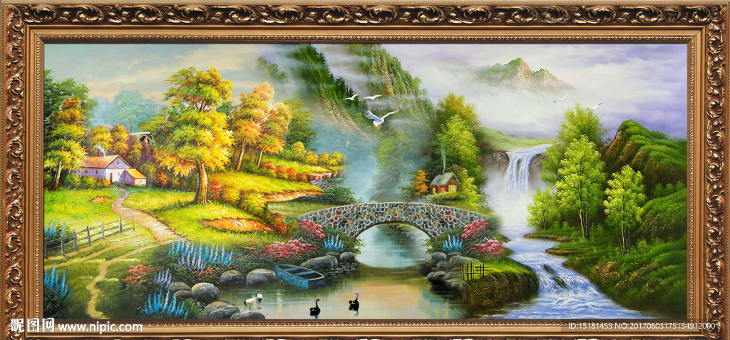 油画风景