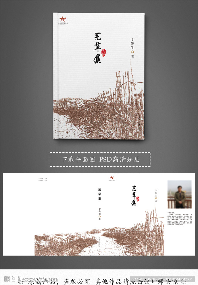 野草书籍封面设计