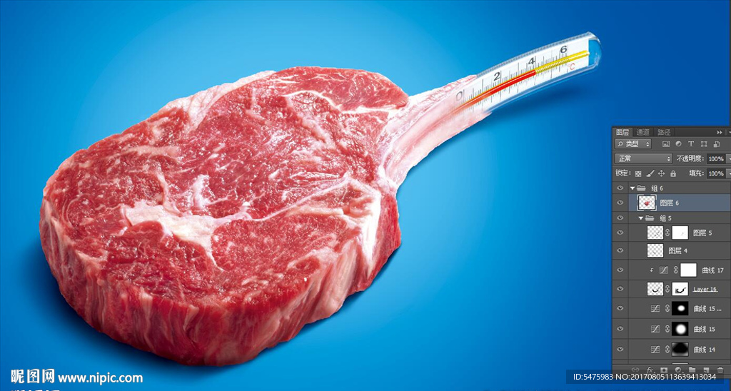 分层高清大排 肉排骨