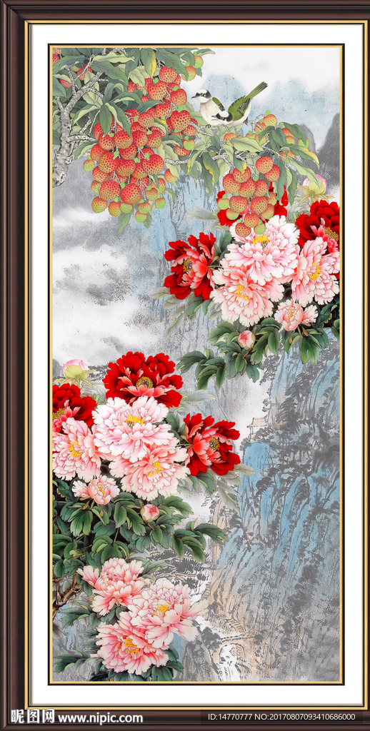 国画牡丹