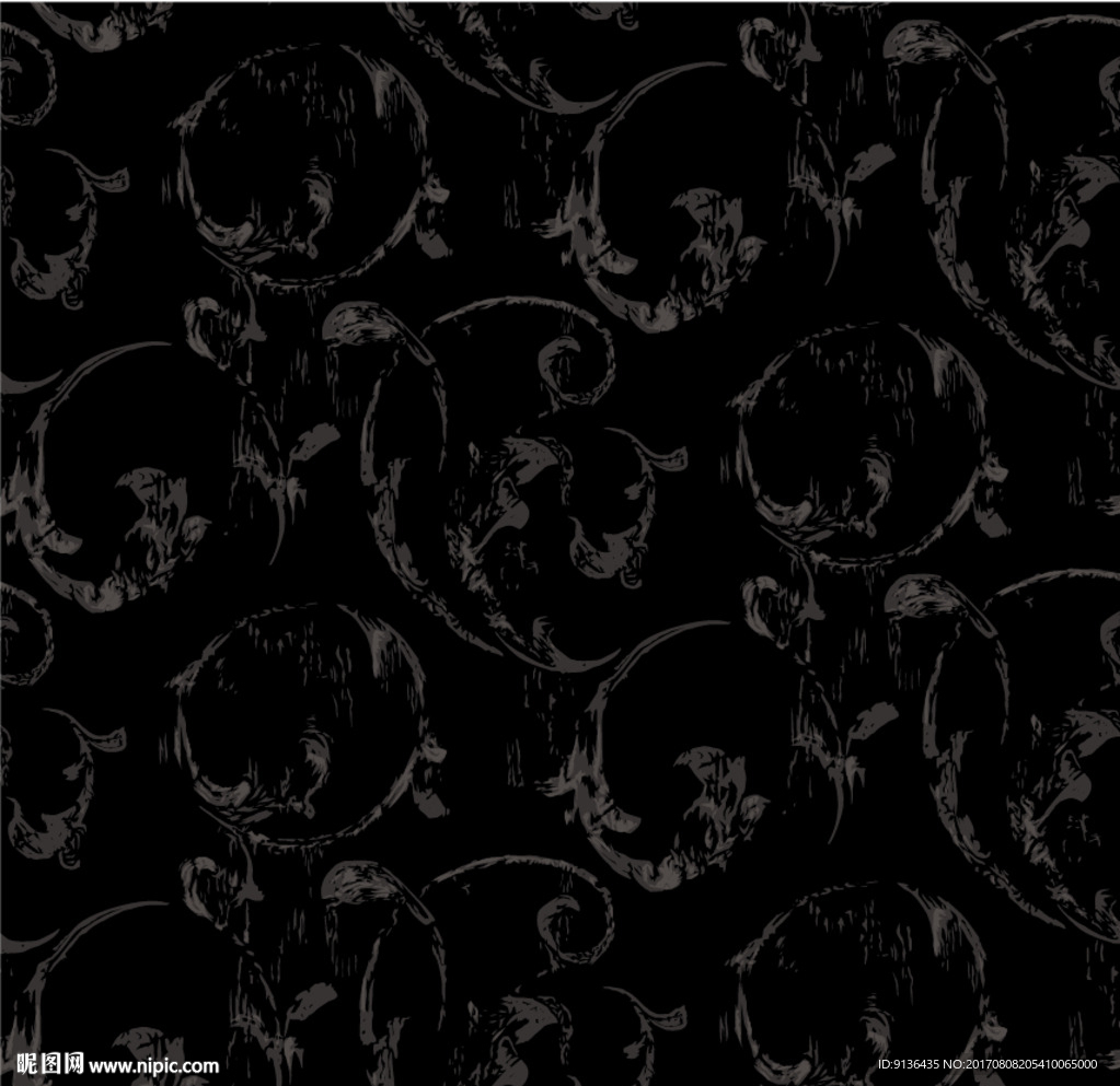 欧式破旧花纹背景