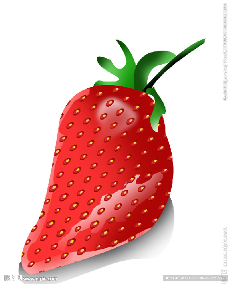 草莓绘画