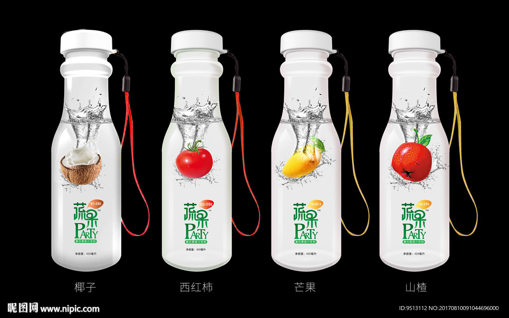 饮料 分层效果图