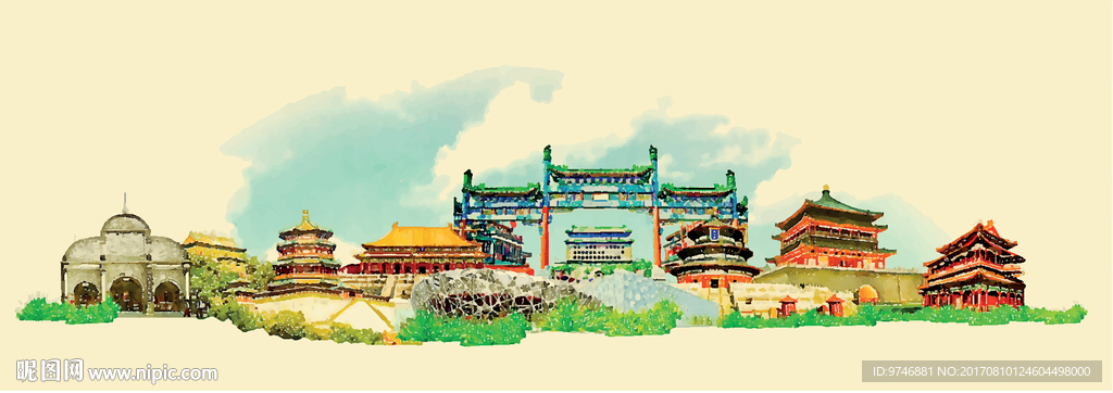 水墨中国建筑