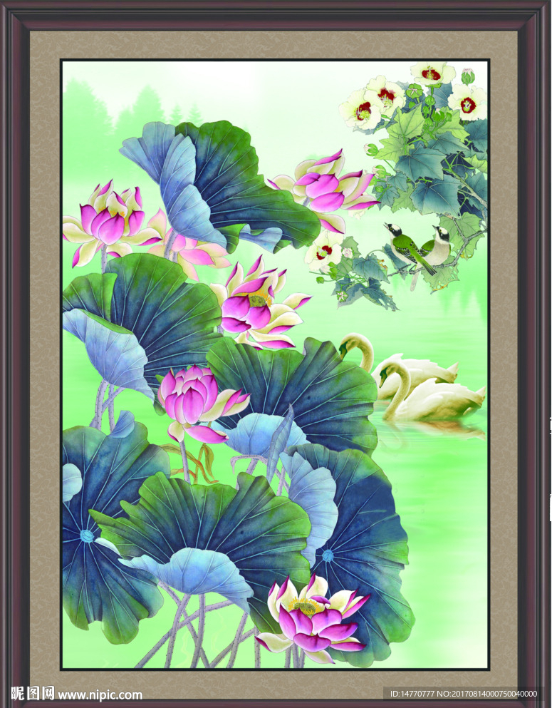 荷花图