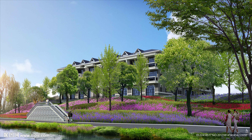 景观花卉分层psd素材