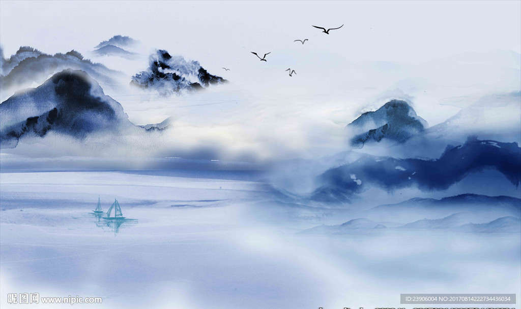 意境山水画