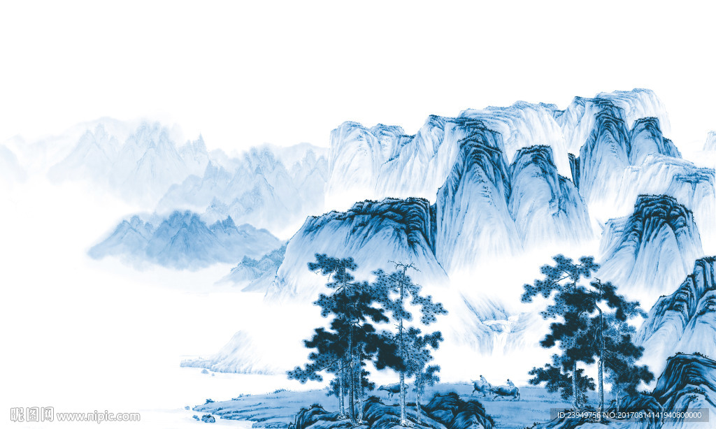 水墨山水情