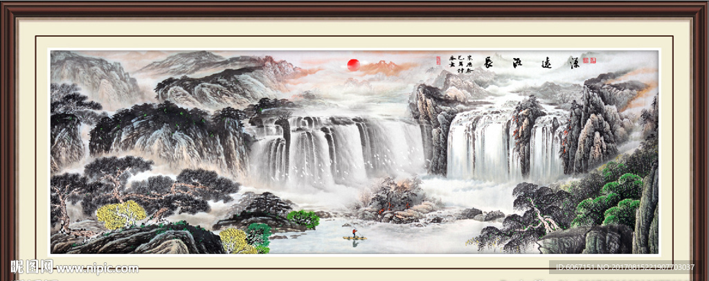 国画山水画