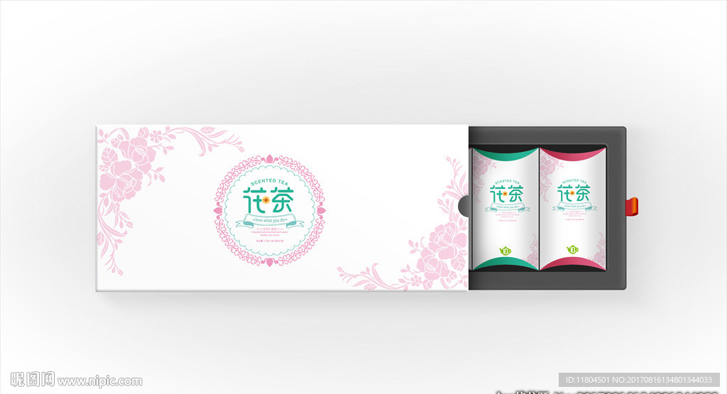花茶包装平面图