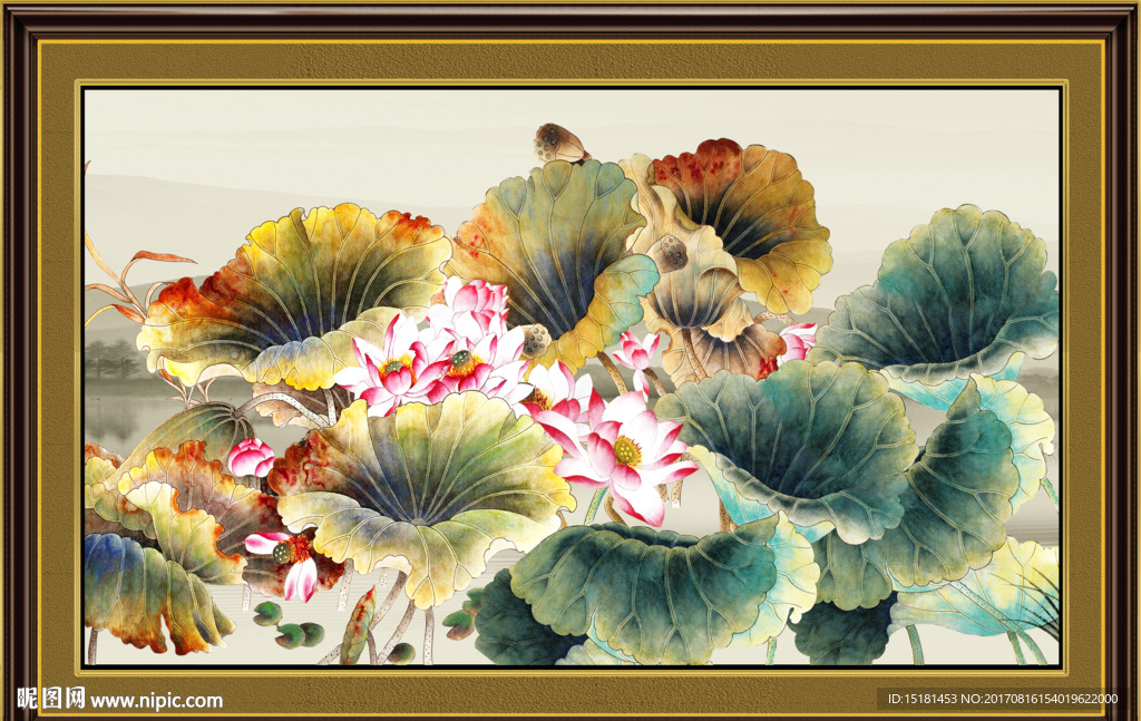 荷花图