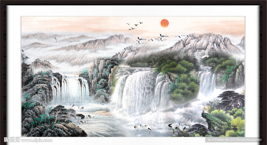 山水国画