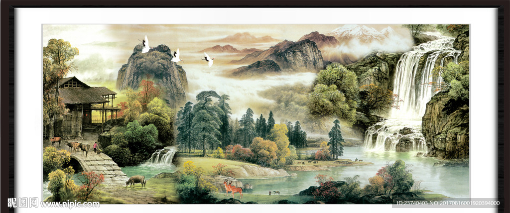 国画山水