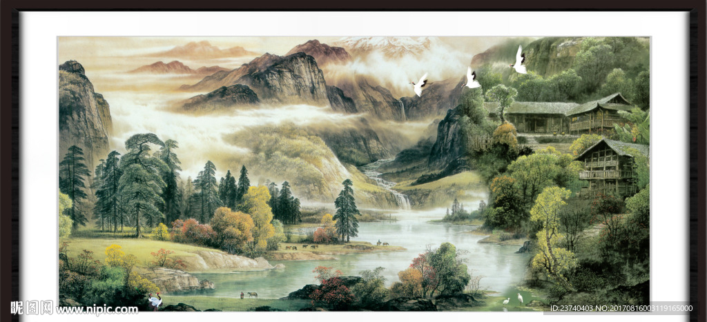 山水国画
