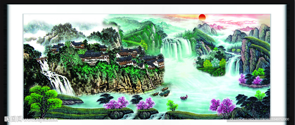 山水国画