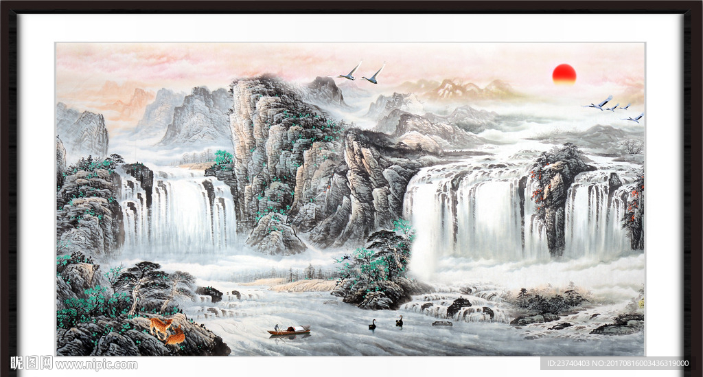 山水国画