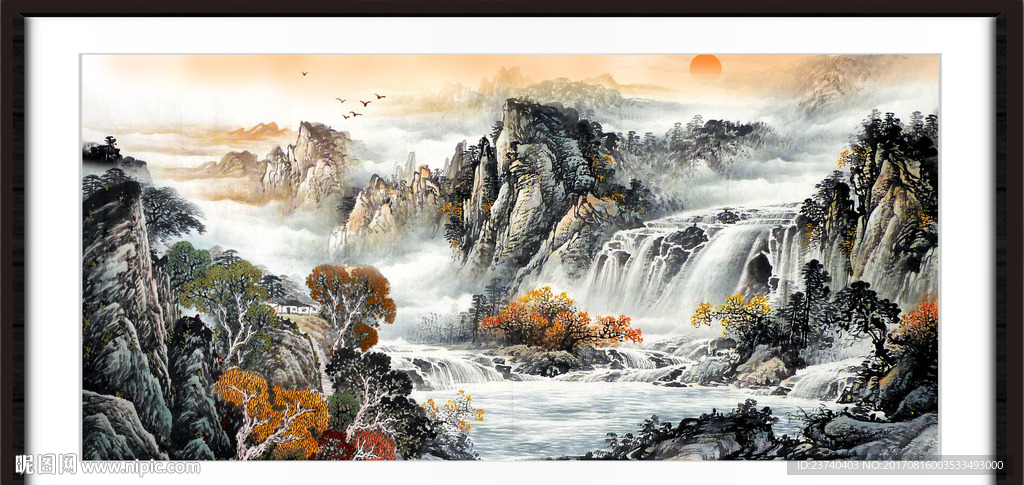 国画山水