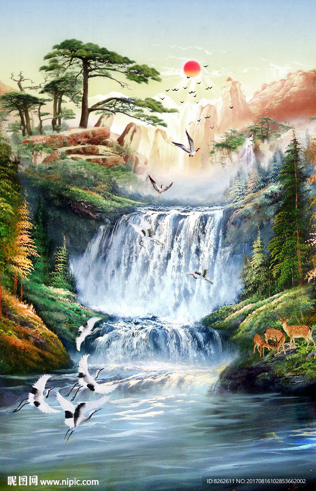 山水油画