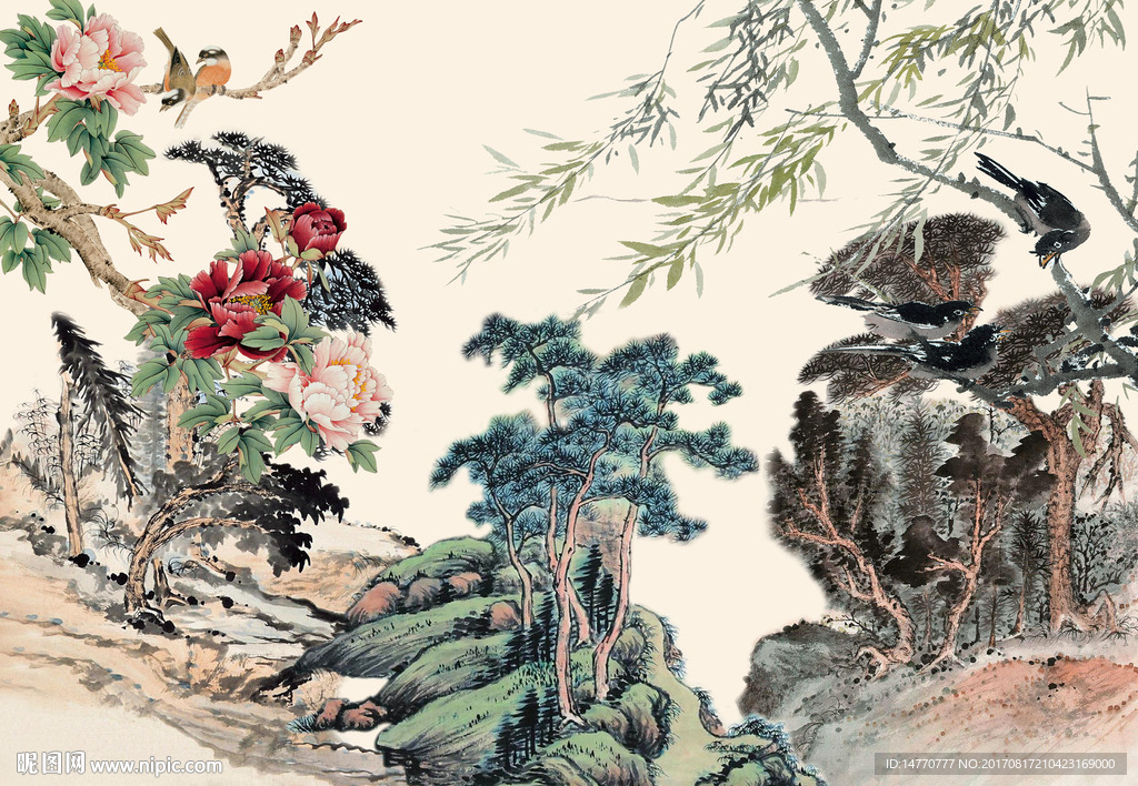 国画风景