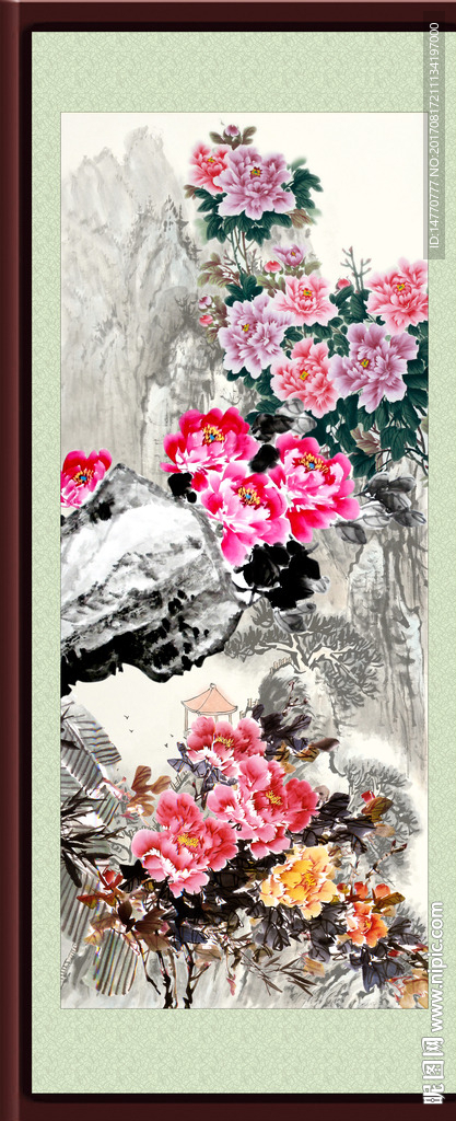 国画牡丹