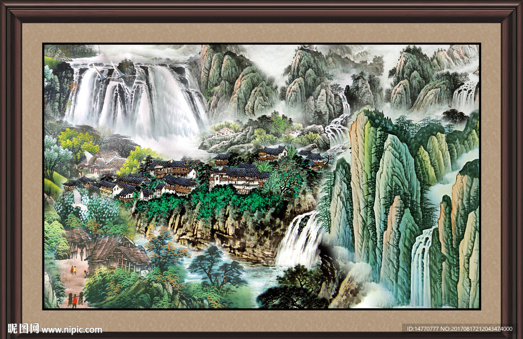 山水国画