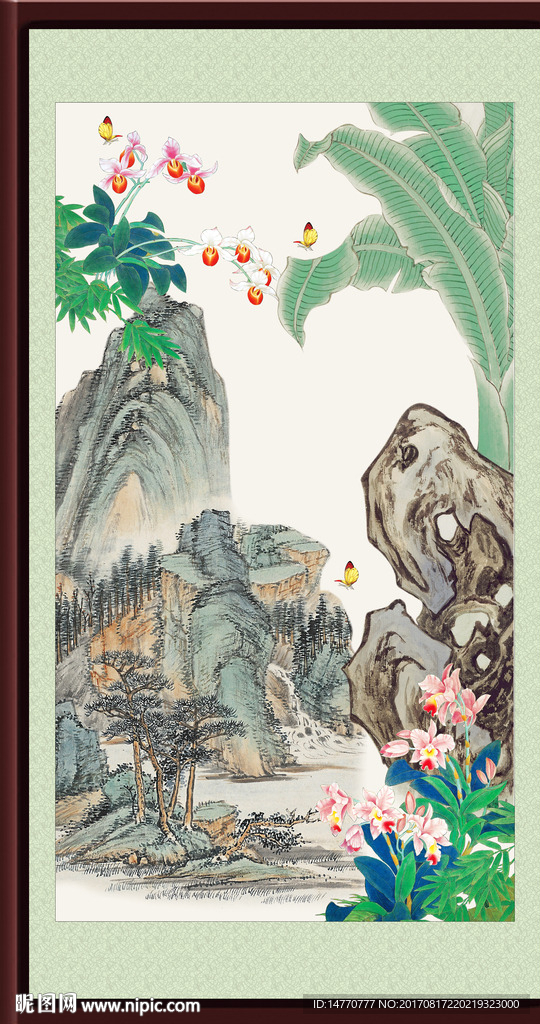 国画兰花
