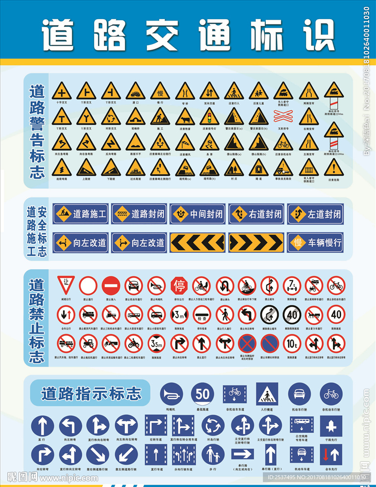 道路交通指示标志