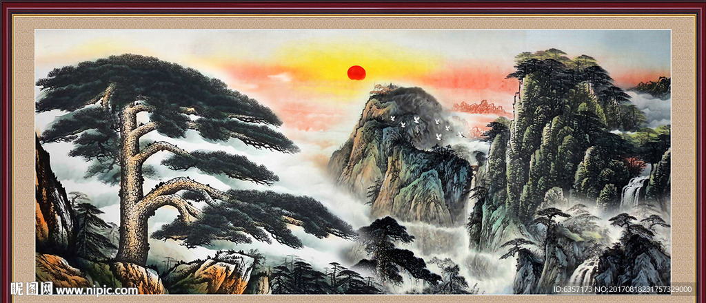 国画山水