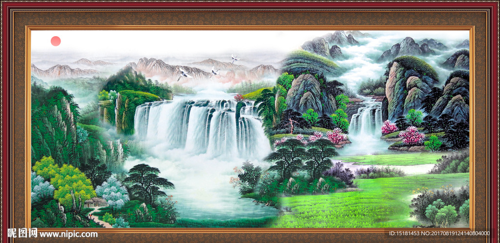 山水国画
