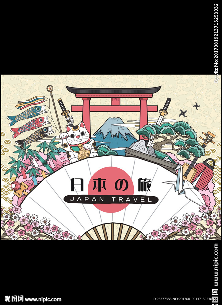 卡通印花图案