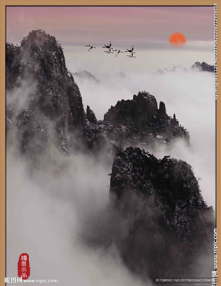 新中式背景墙