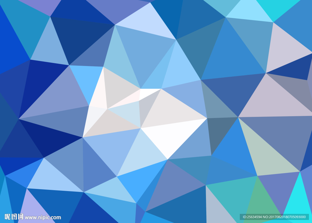蓝色几何科技背景素材
