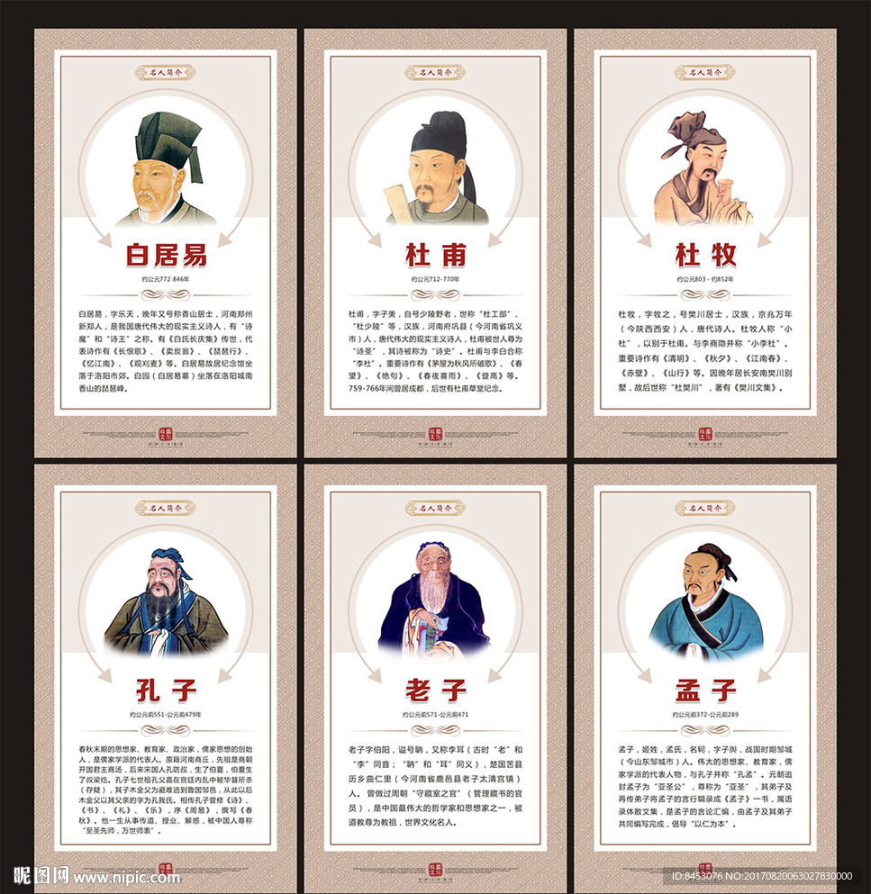 名人简介