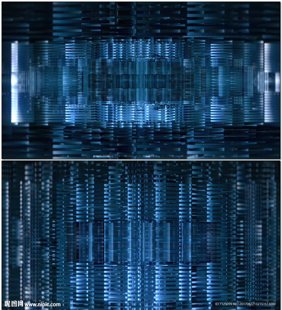 空间网格VJ循环视频