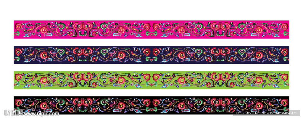 侗绣 花边 广西 三江 花纹