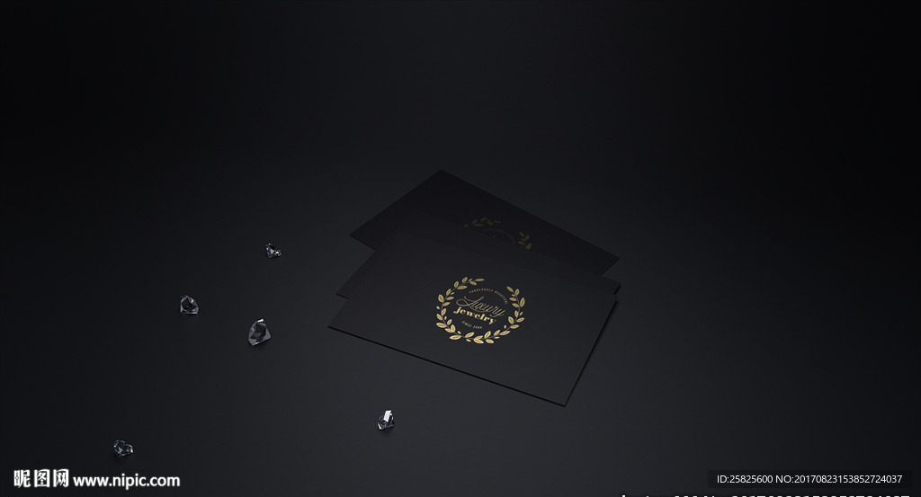 标志logo名片烫金效果图
