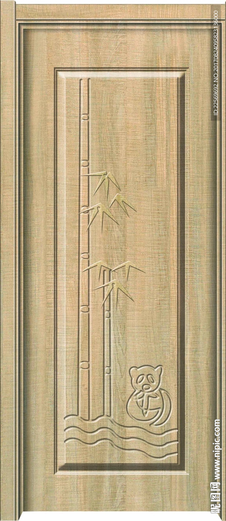 生态木门 香杉白