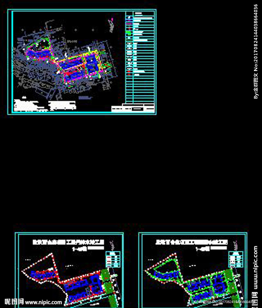 欣欣百合苑管网综合总平面图