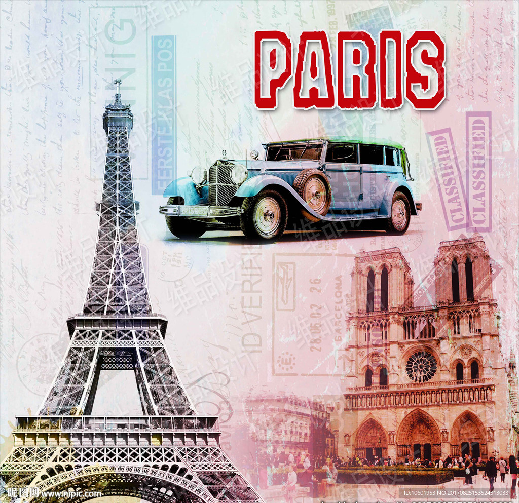 欧美风格装饰画